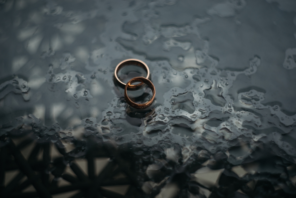 Image of wedding bands for a Private Detective website