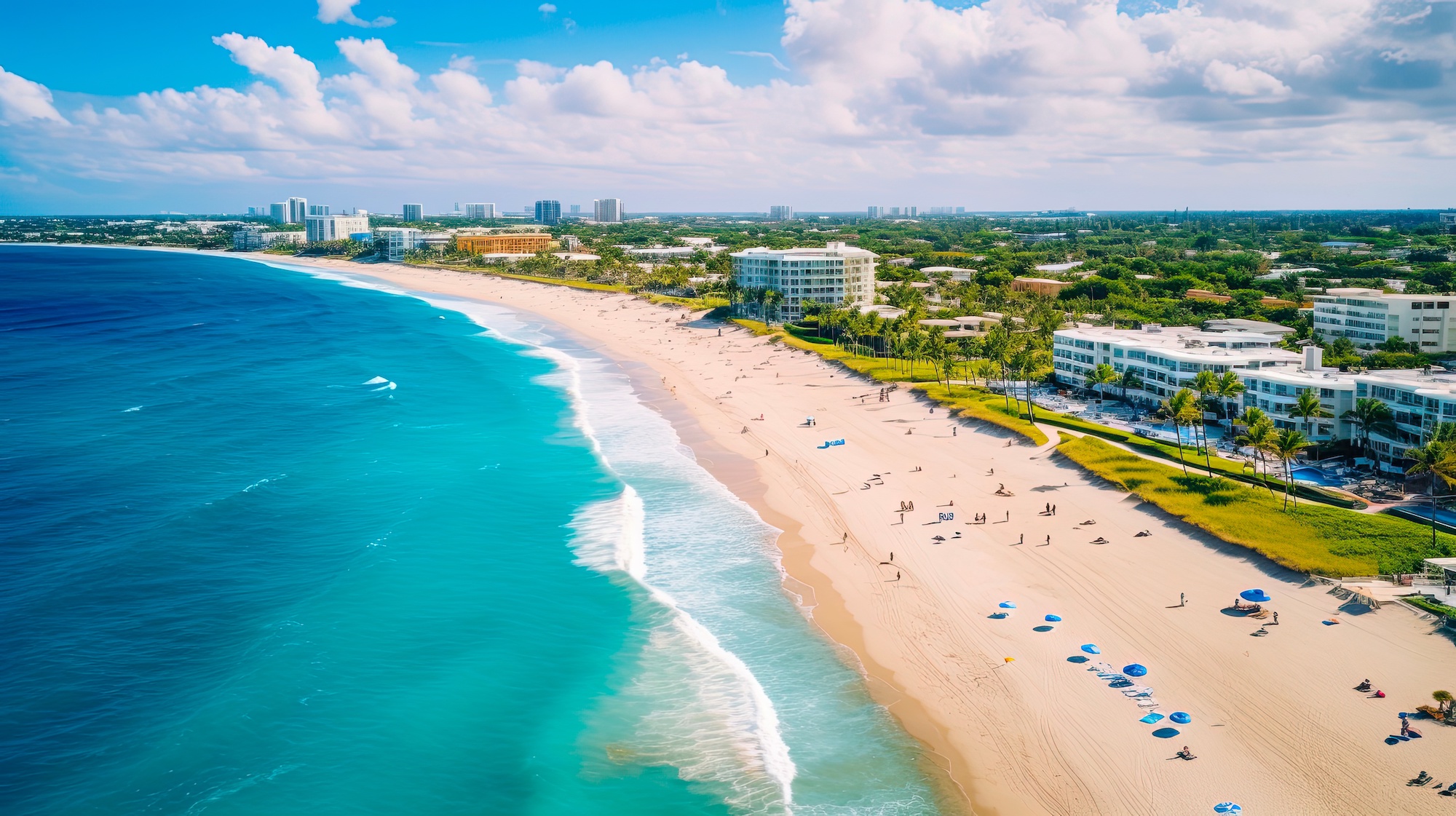Aerial Drone Photo of Delray Beach, Florida